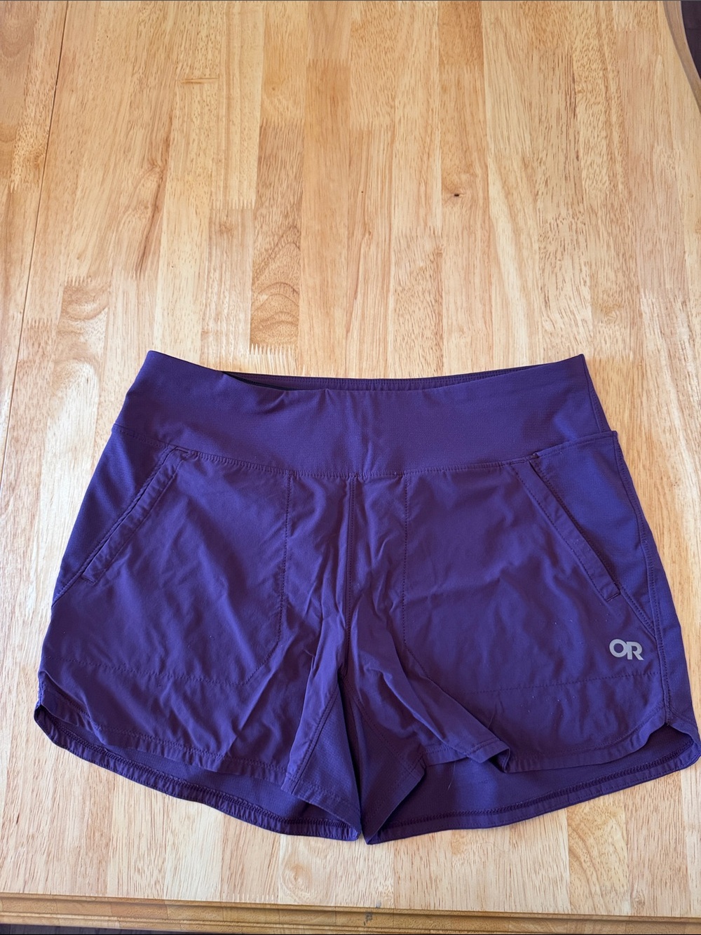 Outdoor Research Deep Purple Women's Athletic Shorts